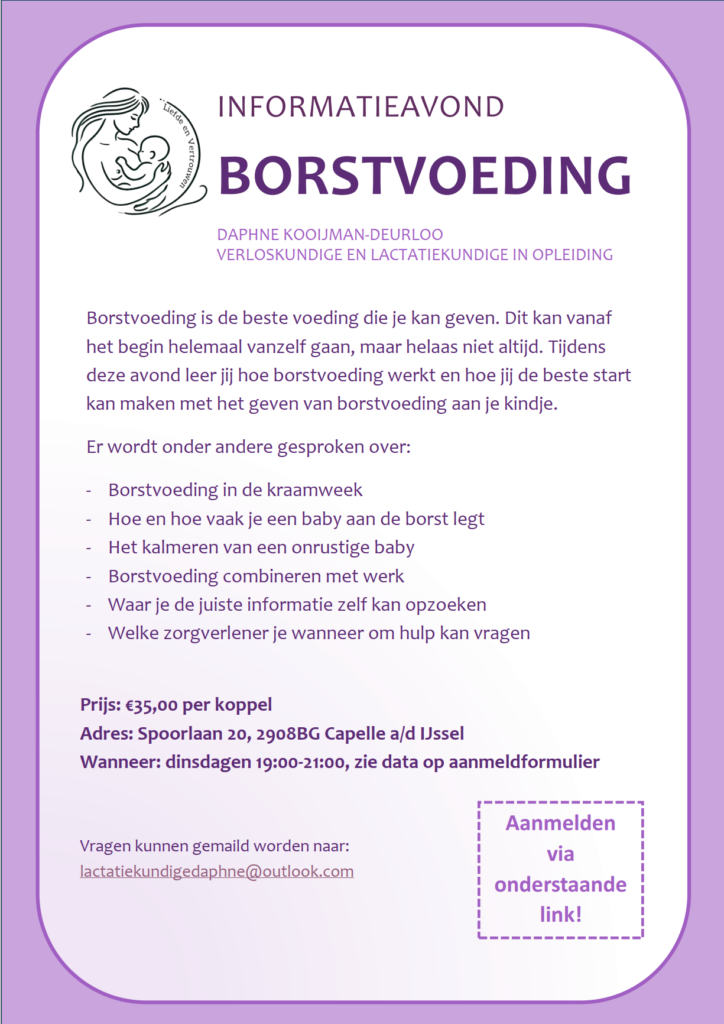 Informatieavond borstvoeding